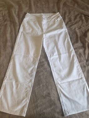 NWT Old Navy White High-Rise Wide-Leg Jeans Size 14
